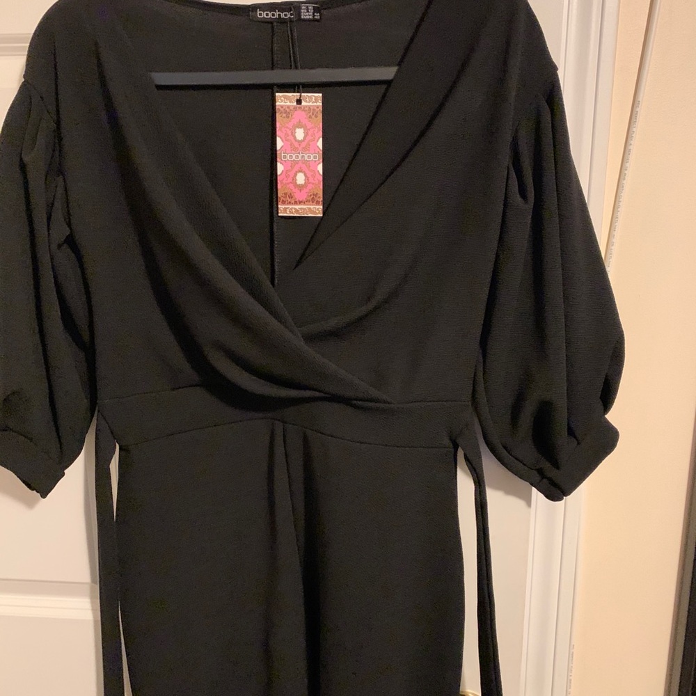 Black shorts jumpsuit